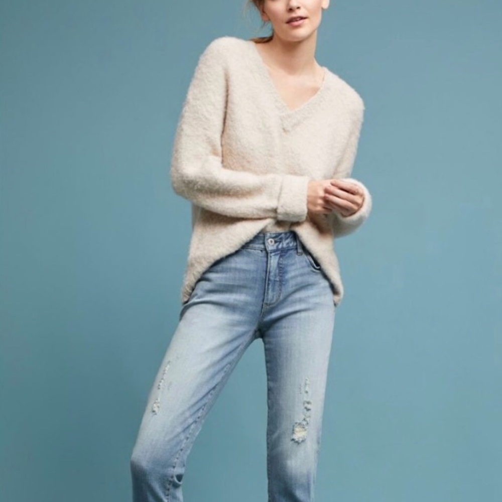 Anthropologie Oversized Cozy Pullover - Sand